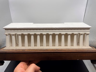 Lot 250 - A plaster of Paris model of the Temple of Hera II at Paestum