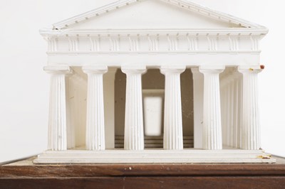 Lot 250 - A plaster of Paris model of the Temple of Hera II at Paestum