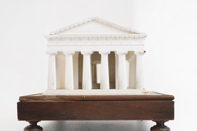 Lot 250 - A plaster of Paris model of the Temple of Hera II at Paestum