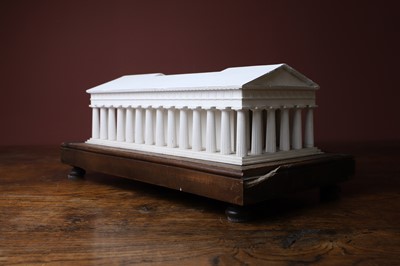 Lot 250 - A plaster of Paris model of the Temple of Hera II at Paestum