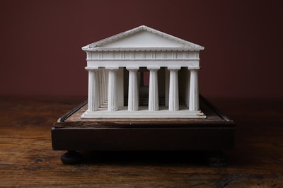Lot 250 - A plaster of Paris model of the Temple of Hera II at Paestum