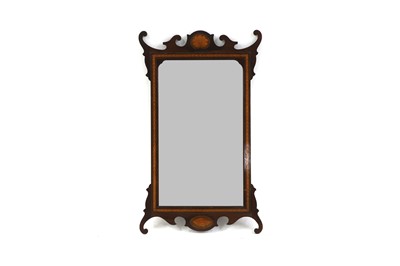 Lot 578 - A George II-style painted wooden mirror
