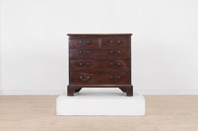Lot 366 - A George III mahogany bachelor's chest