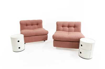 Lot 483 - Two C&B Italia 'Amanta' low chairs