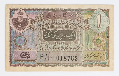 Lot 143 - Notes, India - Hyderabad Government