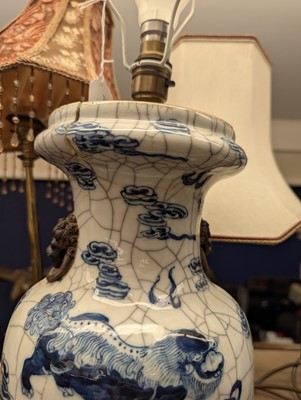 Lot 179 - A pair of Chinese blue and white vases