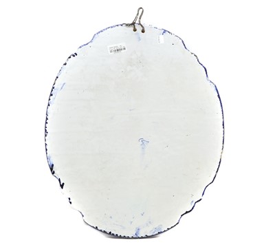 Lot 137 - A Delft pottery wall plaque