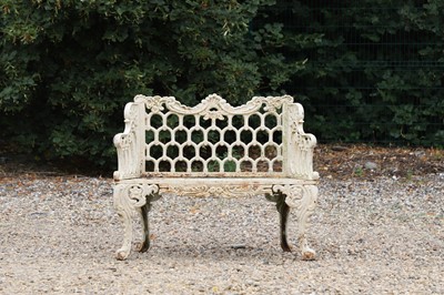Lot 188 - A Victorian cast iron bench