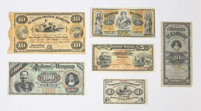 Lot 143 - Notes, Central & South America