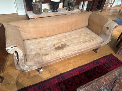 Lot 58 - A late Regency sofa