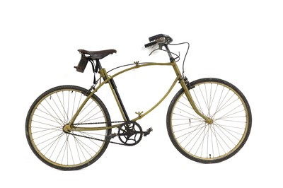 Lot 43 - A BSA Second World War-era folding Airborne or Parachute Forces bicycle