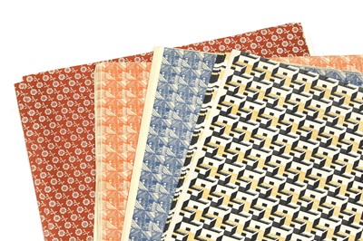 Lot 440 - A collection of Curwen Press printed paper