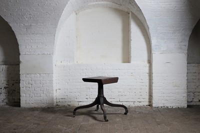Lot 136 - A George III mahogany table pedestal