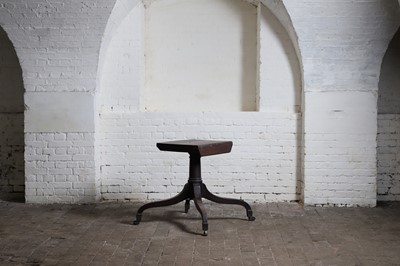 Lot 136 - A George III mahogany table pedestal