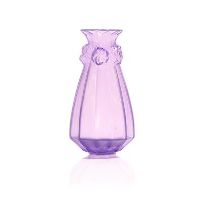 Lot 247 - A Lalique glass 'Les Oeillets' vase