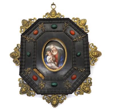 Lot 172 - A Berlin porcelain plaque