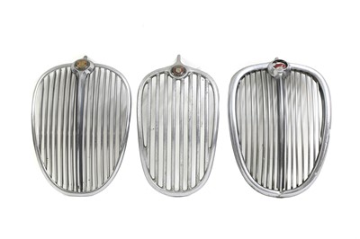 Lot 28 - 1960s Jaguar Mk2 radiator grilles