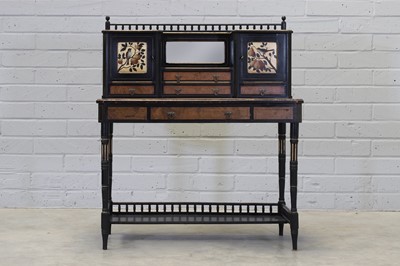 Lot 72 - An Aesthetic Movement ebonised desk