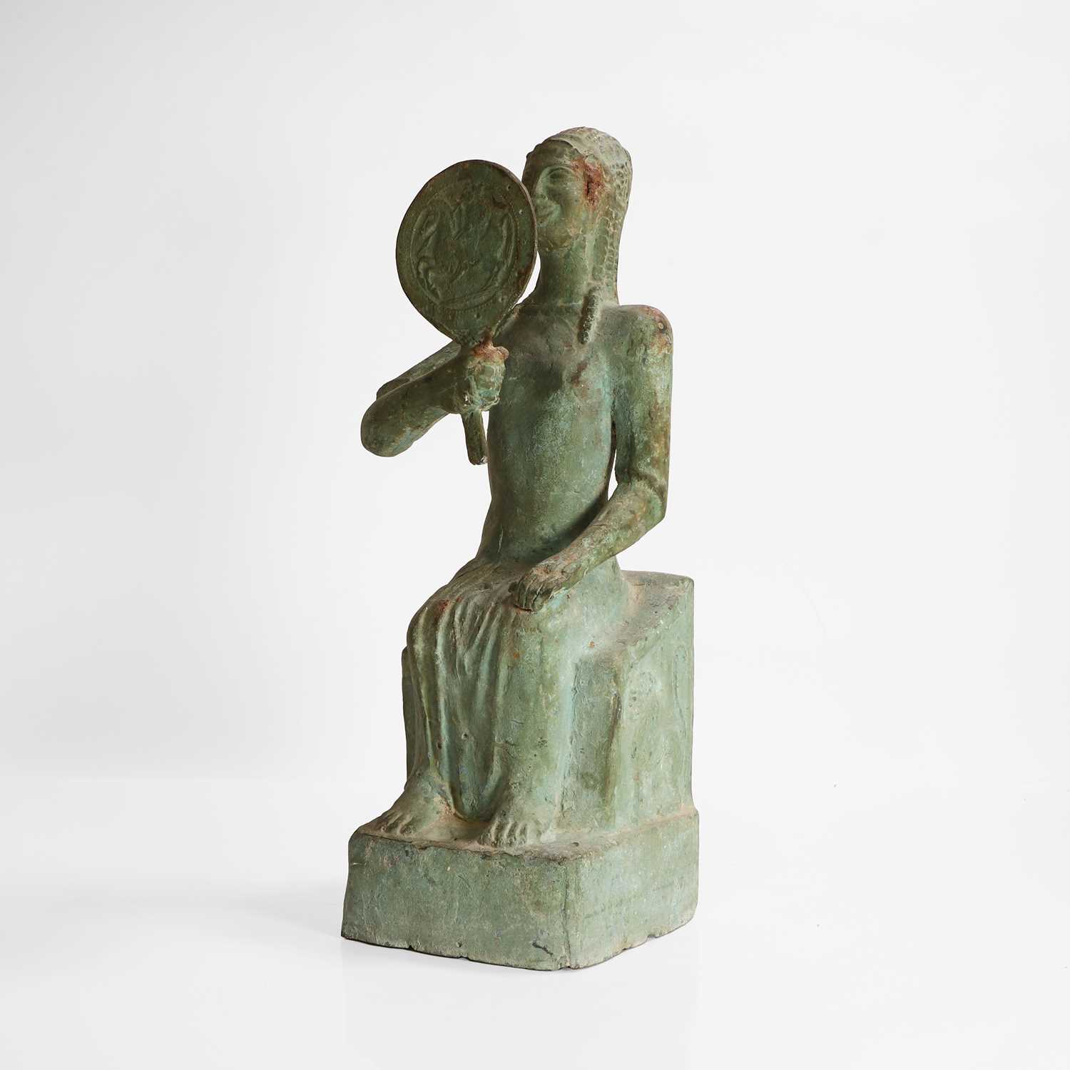 Lot 210 - An archaic Greek-style bronze