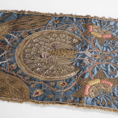 Lot 280 - An embroidered panel