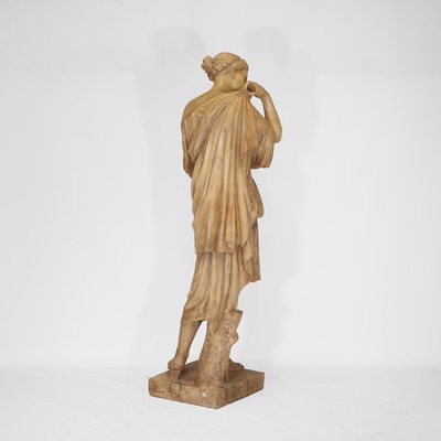 Lot 4 - A monumental plaster figure of Diana of Gabii after the antique