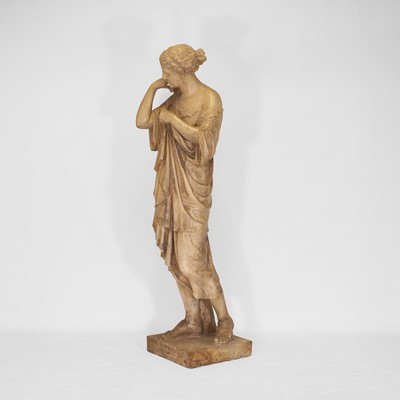 Lot 4 - A monumental plaster figure of Diana of Gabii after the antique
