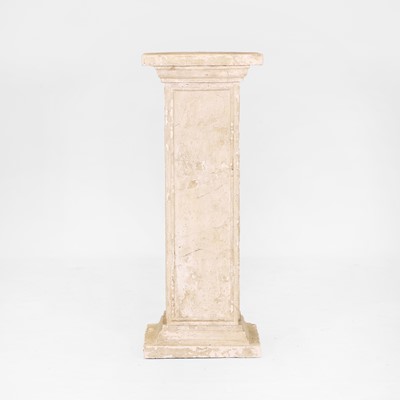 Lot 593 - A plaster and composite column
