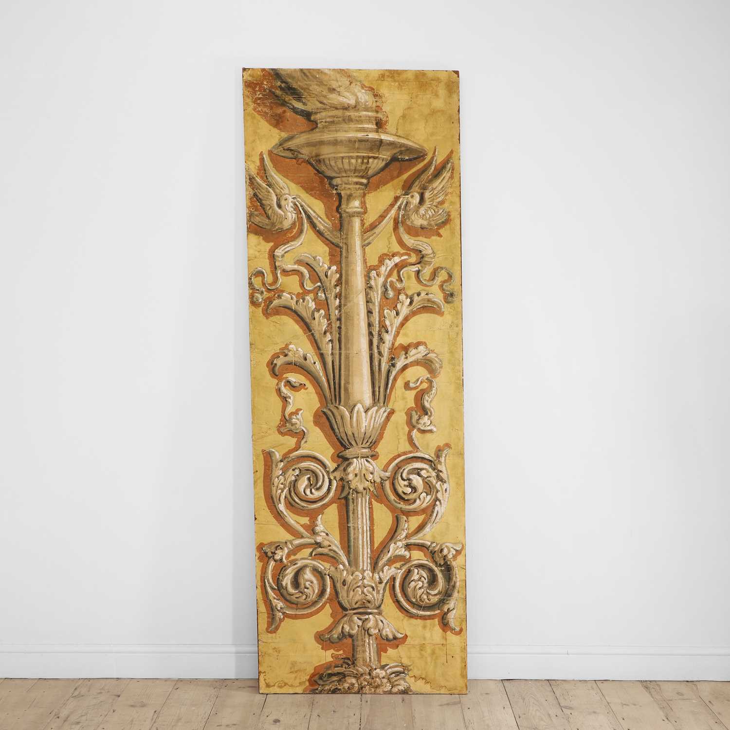 Lot 5 - A fresco-type wall panel
