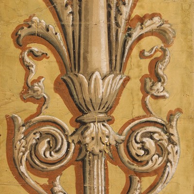 Lot 5 - A fresco-type wall panel