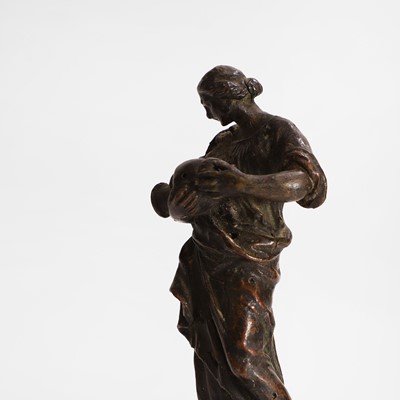Lot 48 - A bronze female figure
