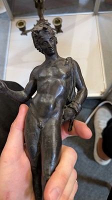 Lot 51 - A grand tour bronze statue after the antique