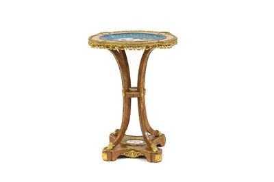 Lot 532 - A French gilt bronze mounted table