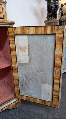 Lot 336 - A large painted tromp l'oeil cabinet