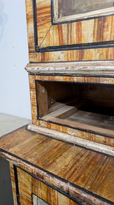 Lot 336 - A large painted tromp l'oeil cabinet