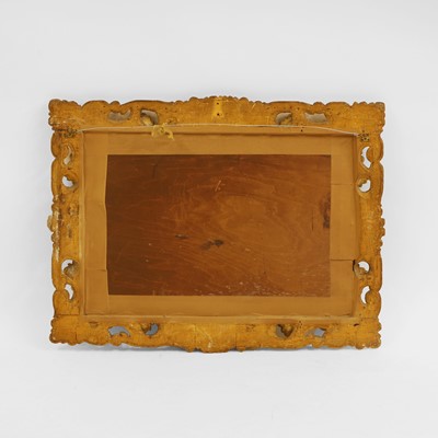 Lot 100 - A Florentine carved giltwood mirror