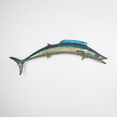 Lot 521 - A taxidermy wahoo (Acanthocybium solandri)