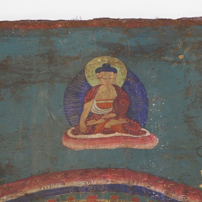 Lot 122 - A large Tibetan scroll