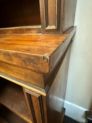 Lot 8 - A Regency-style mahogany open bookcase