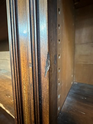 Lot 8 - A Regency-style mahogany open bookcase