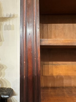 Lot 8 - A Regency-style mahogany open bookcase