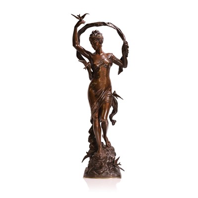 Lot 174 - Adrien Étienne Gaudez (French, 1845-1902)