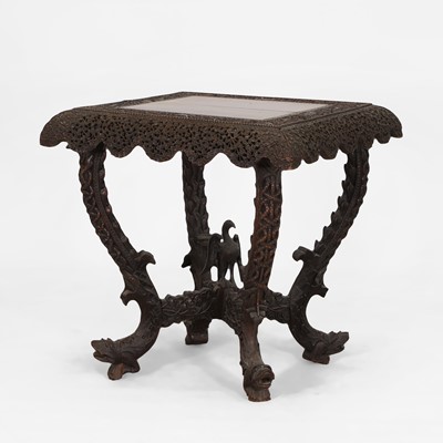 Lot 425 - A rosewood centre table