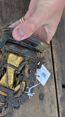 Lot 124 - A gilt-copper bodhisattva