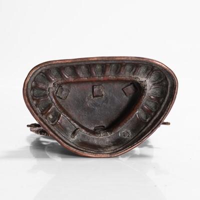 Lot 124 - A gilt-copper bodhisattva