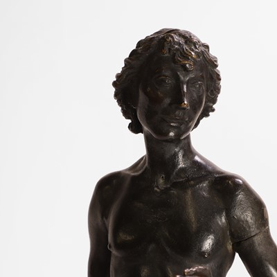 Lot 44 - A Mannerist bronze figure of a man
