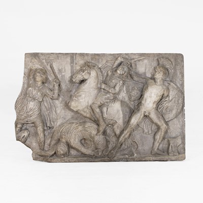 Lot 82 - A plaster frieze