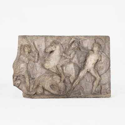 Lot 82 - A plaster frieze