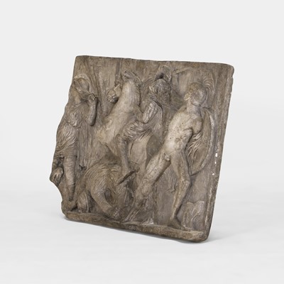 Lot 82 - A plaster frieze