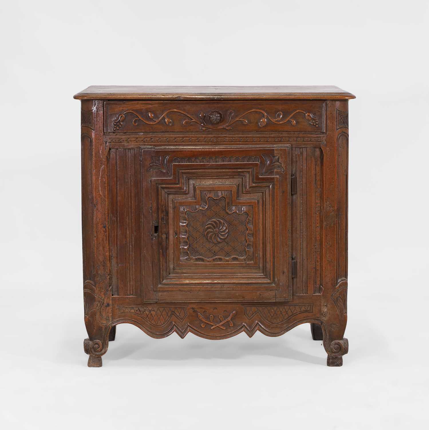 Lot 40 - A walnut cabinet