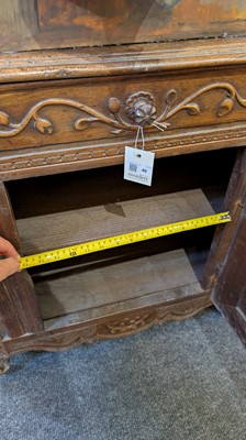 Lot 40 - A walnut cabinet